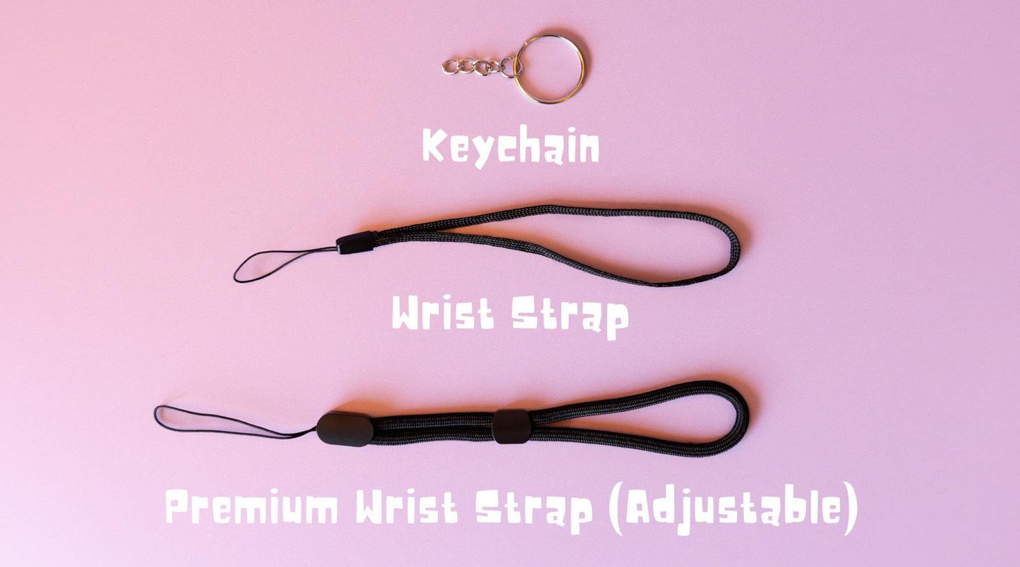 Antique Frames Spooky Halloween Fidget Clickers with Wrist Strap or Keychain