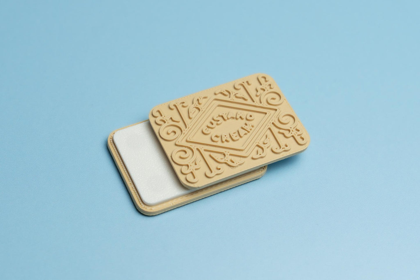 Custard Cream Biscuit Slider Fidget