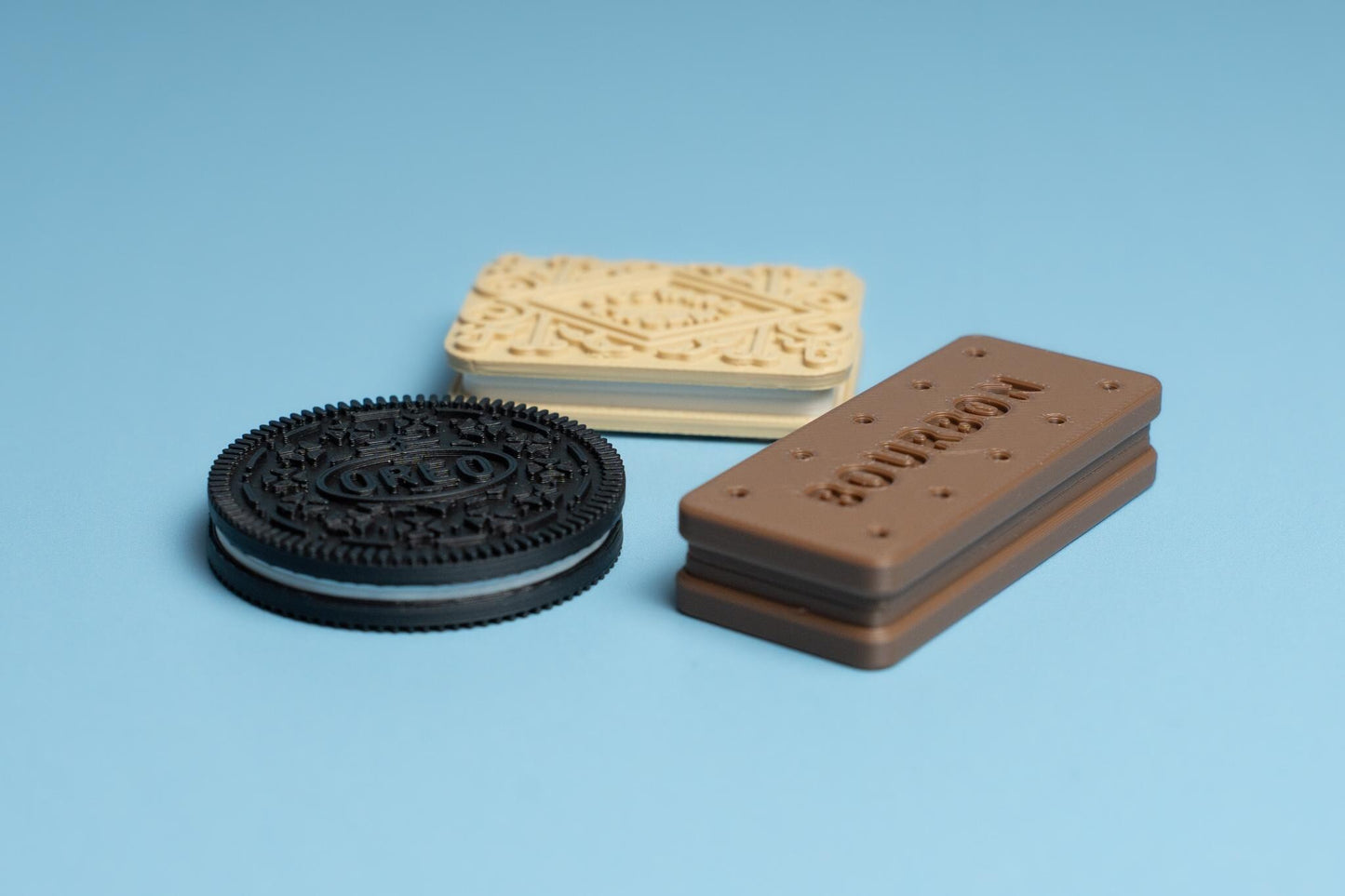 Biscuit Slider Fidgets Bundle - Bourbon, Custard Cream & Cookies + Cream