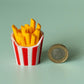 French Fries Fidget Clicker with Wrist Strap or Keychain