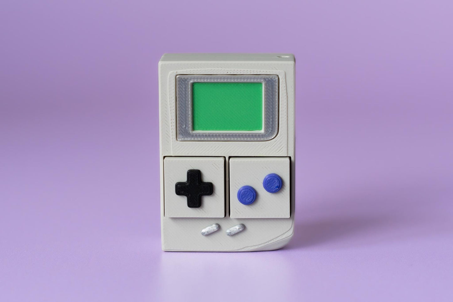 Retro Handheld Console Fidget Clicker with Wrist Strap or Keychain