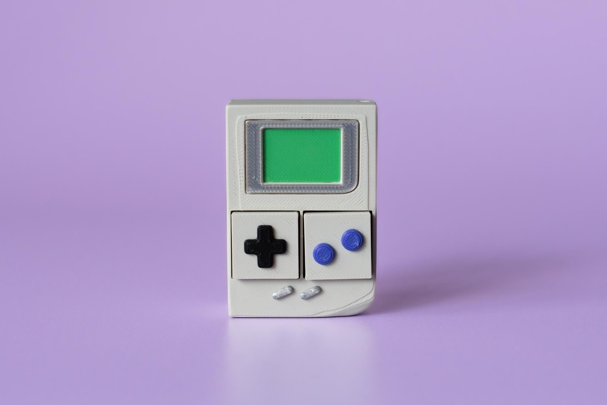 Retro Handheld Console Fidget Clicker with Wrist Strap or Keychain