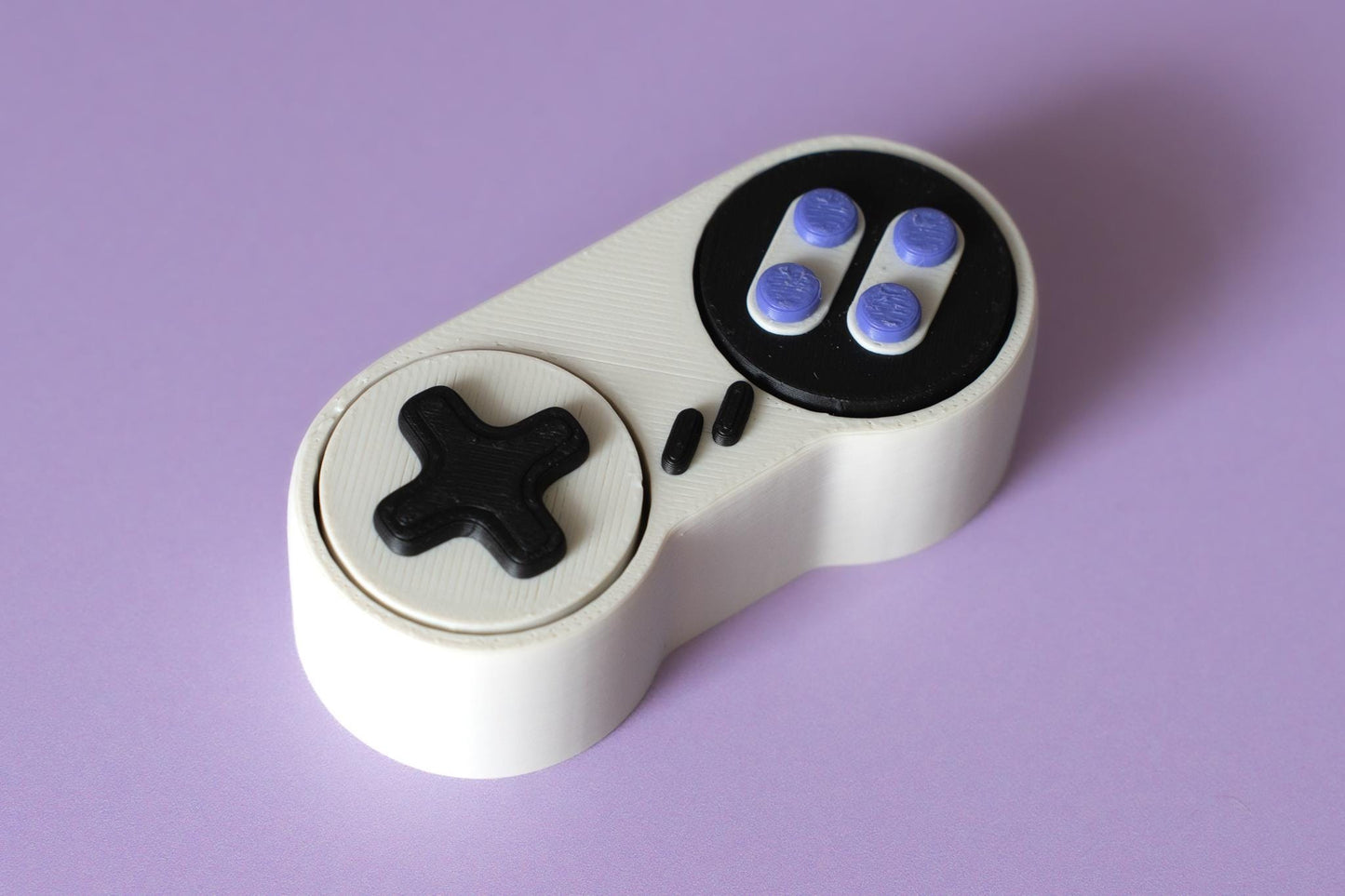 Retro Console Controller Fidget Clicker with Wrist Strap or Keychain
