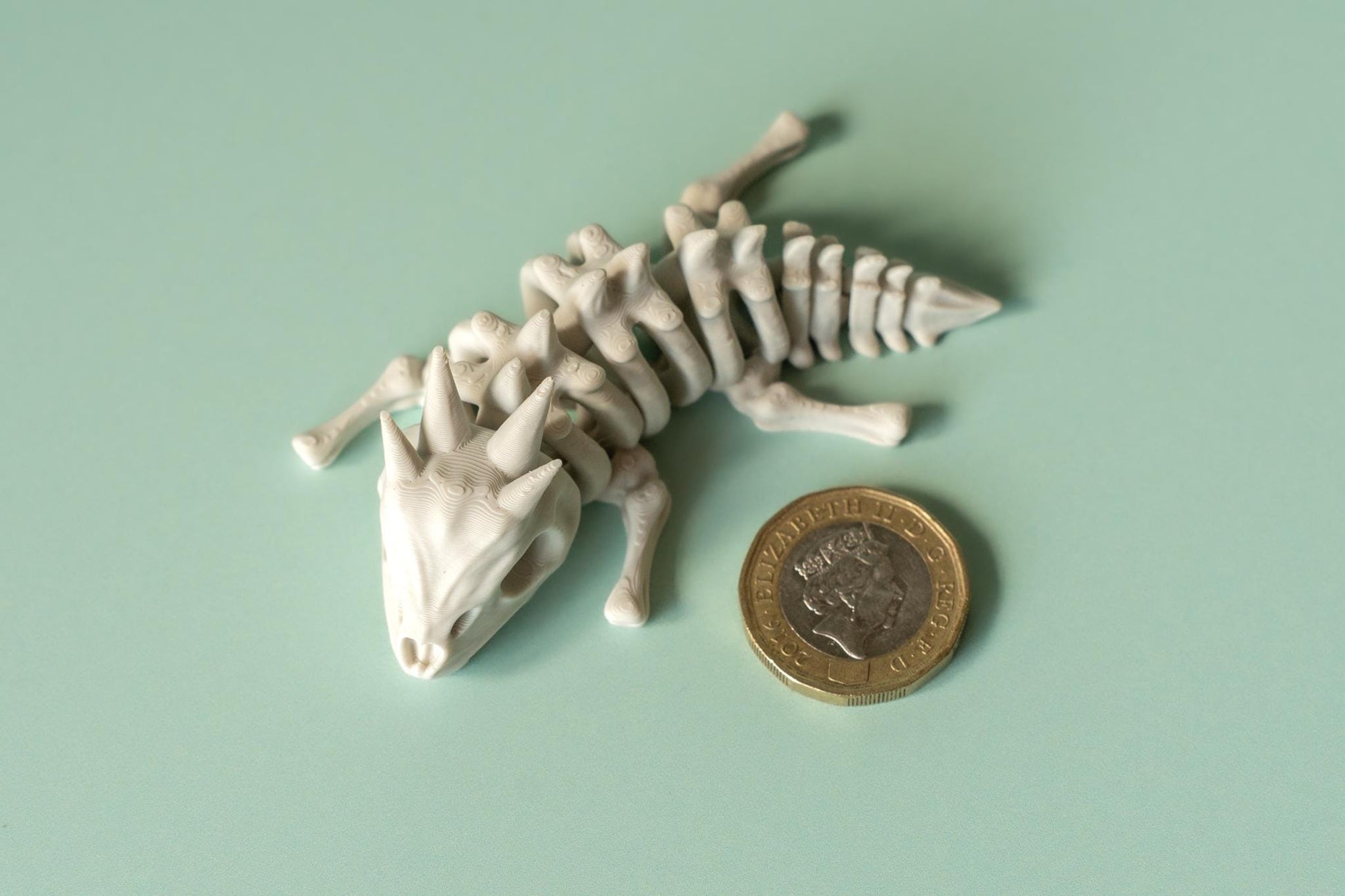 Baby Skeleton Dragon Articulated Flexi Fidget