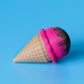 Ice Cream Cone Fidget Clicker with Wrist Strap or Keychain - Happy Tappy Shop