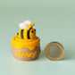 Bumble Bee Honey Pot Fidget Clicker with Wrist Strap or Keychain - Happy Tappy Shop