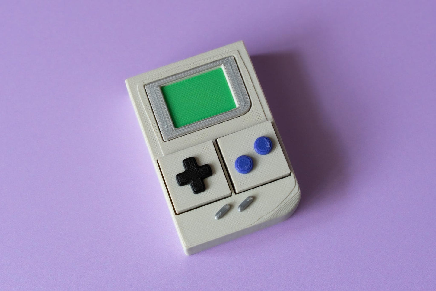 Retro Handheld Console Fidget Clicker with Wrist Strap or Keychain