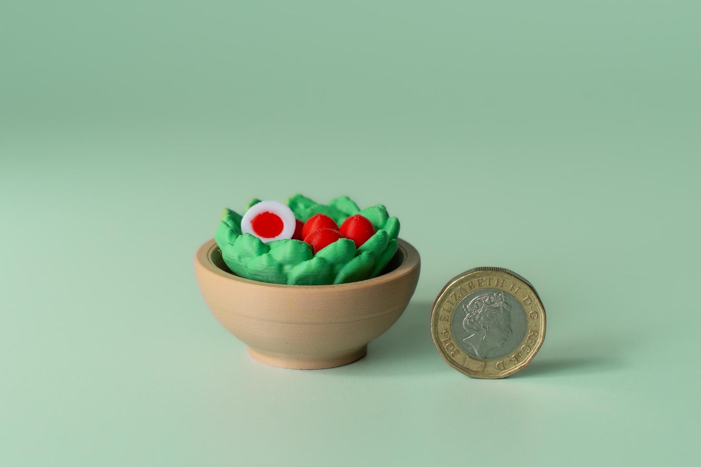 Salad Bowl Fidget Clicker with Wrist Strap or Keychain