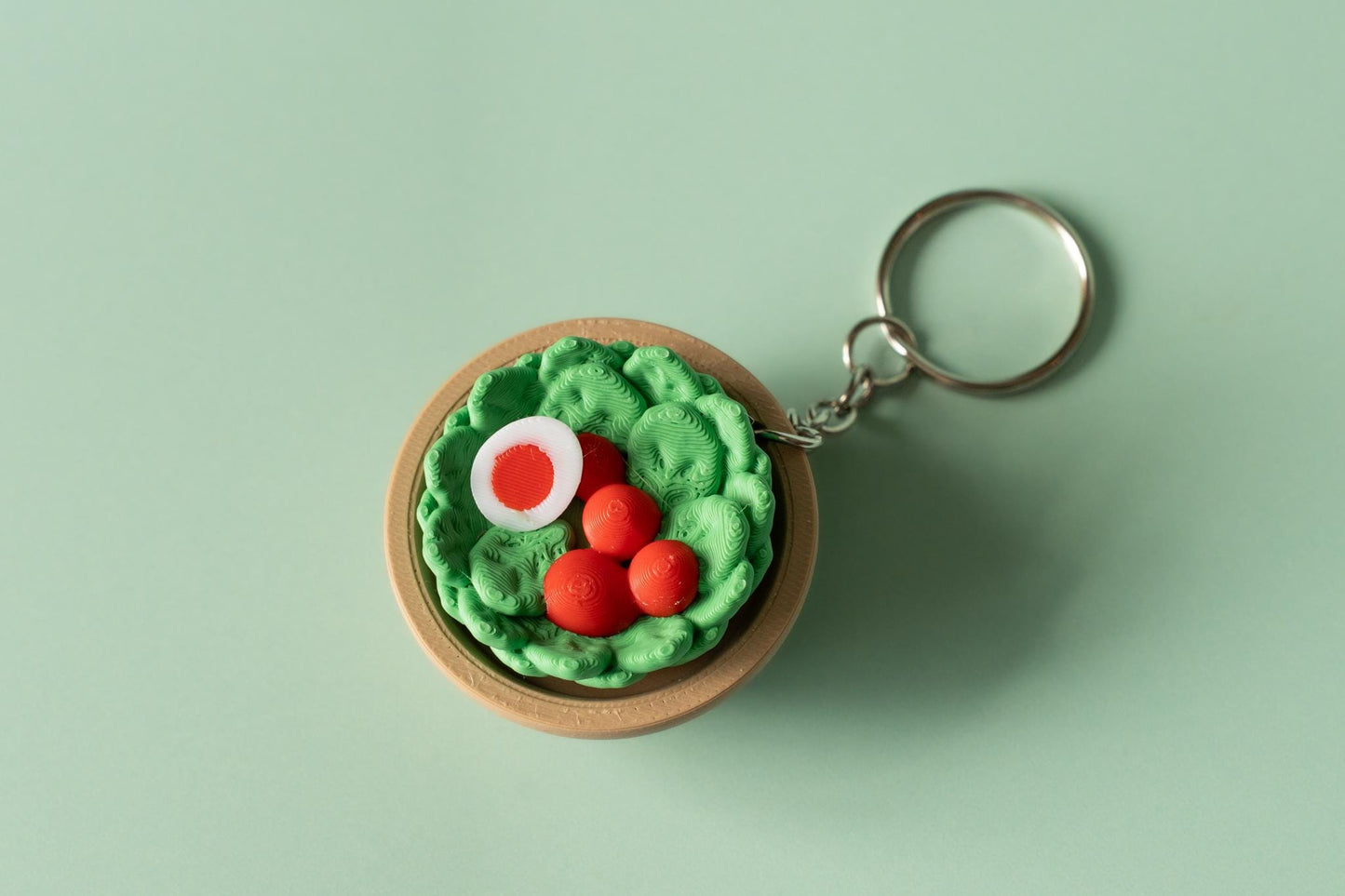 Salad Bowl Fidget Clicker with Wrist Strap or Keychain