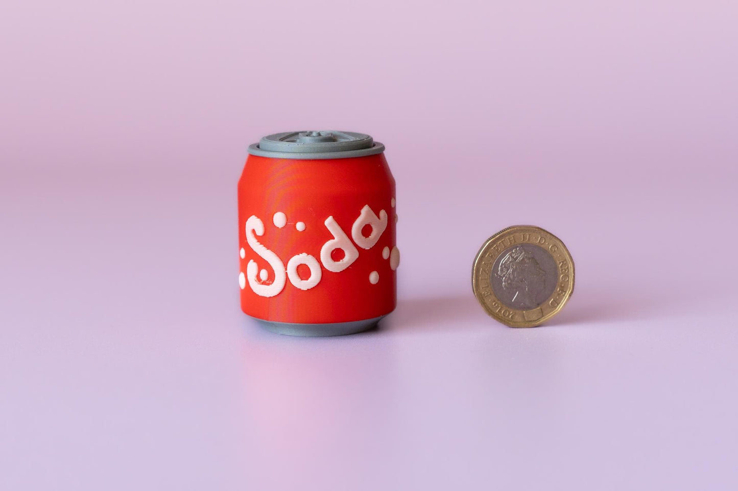 Soda Can Fidget Clicker with Wrist Strap or Keychain