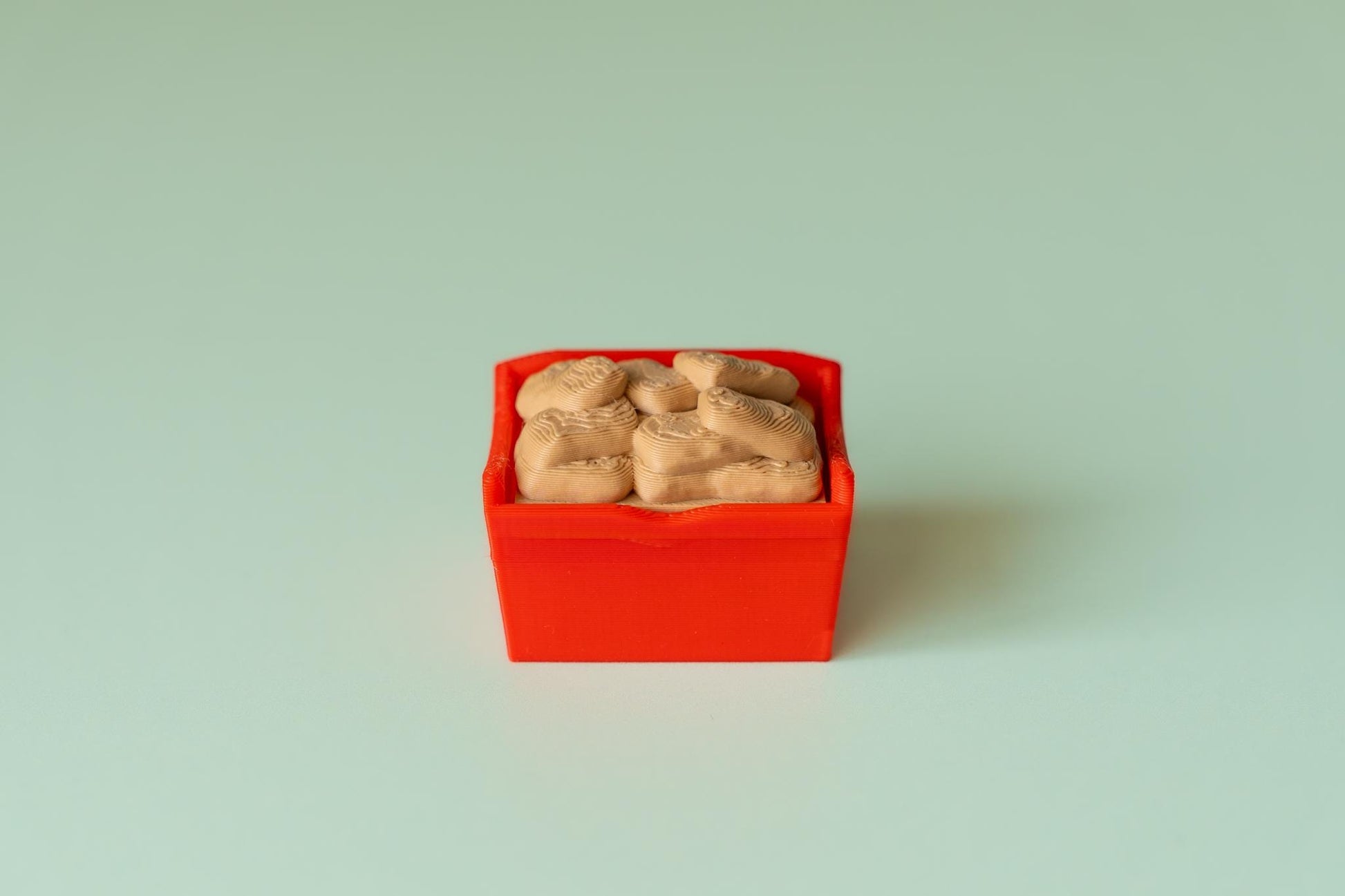 Chicken Nugget Sharebox Fidget Clicker with Wrist Strap or Keychain