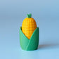 Corn on the Cob Fidget Clicker with Wrist Strap or Keychain