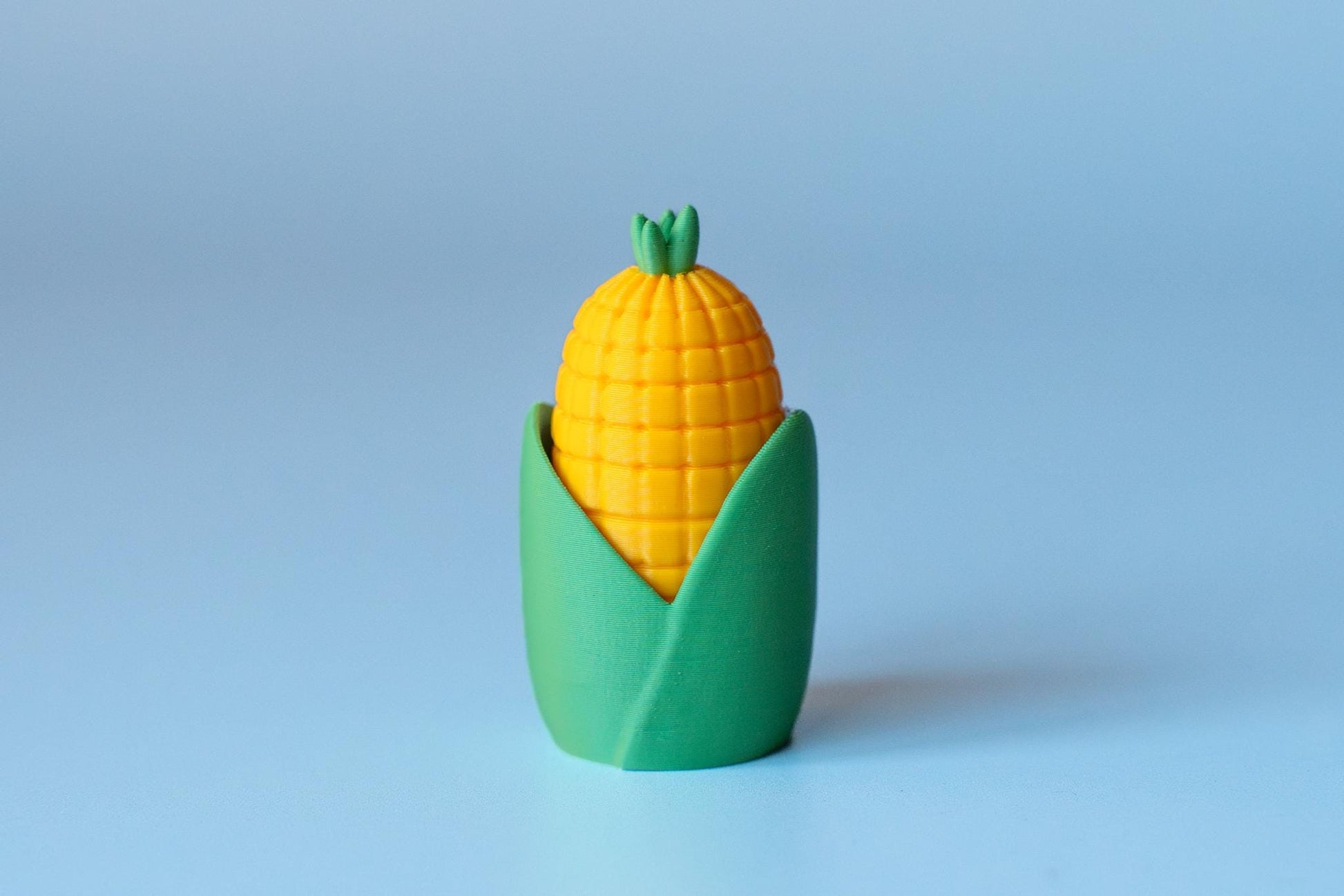 Corn on the Cob Fidget Clicker with Wrist Strap or Keychain