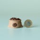 Sack of Coffee Beans Fidget Clicker with Wrist Strap or Keychain