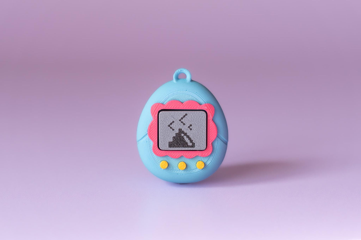90's Virtual Pet "V-Pet" Fidget Clicker with Wrist Strap or Keychain (Colour Pop Series)