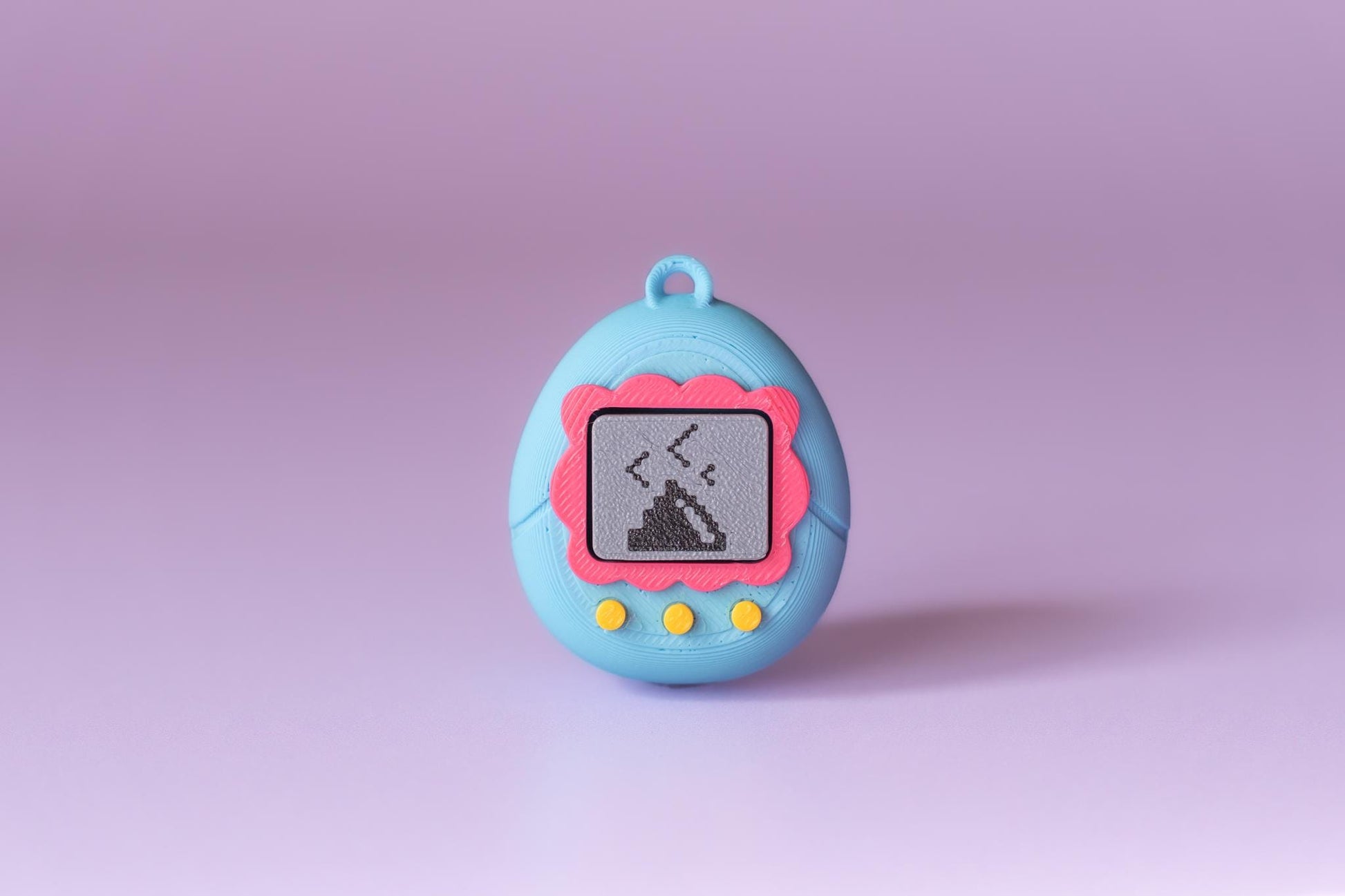 90's Virtual Pet "V-Pet" Fidget Clicker with Wrist Strap or Keychain (Colour Pop Series)