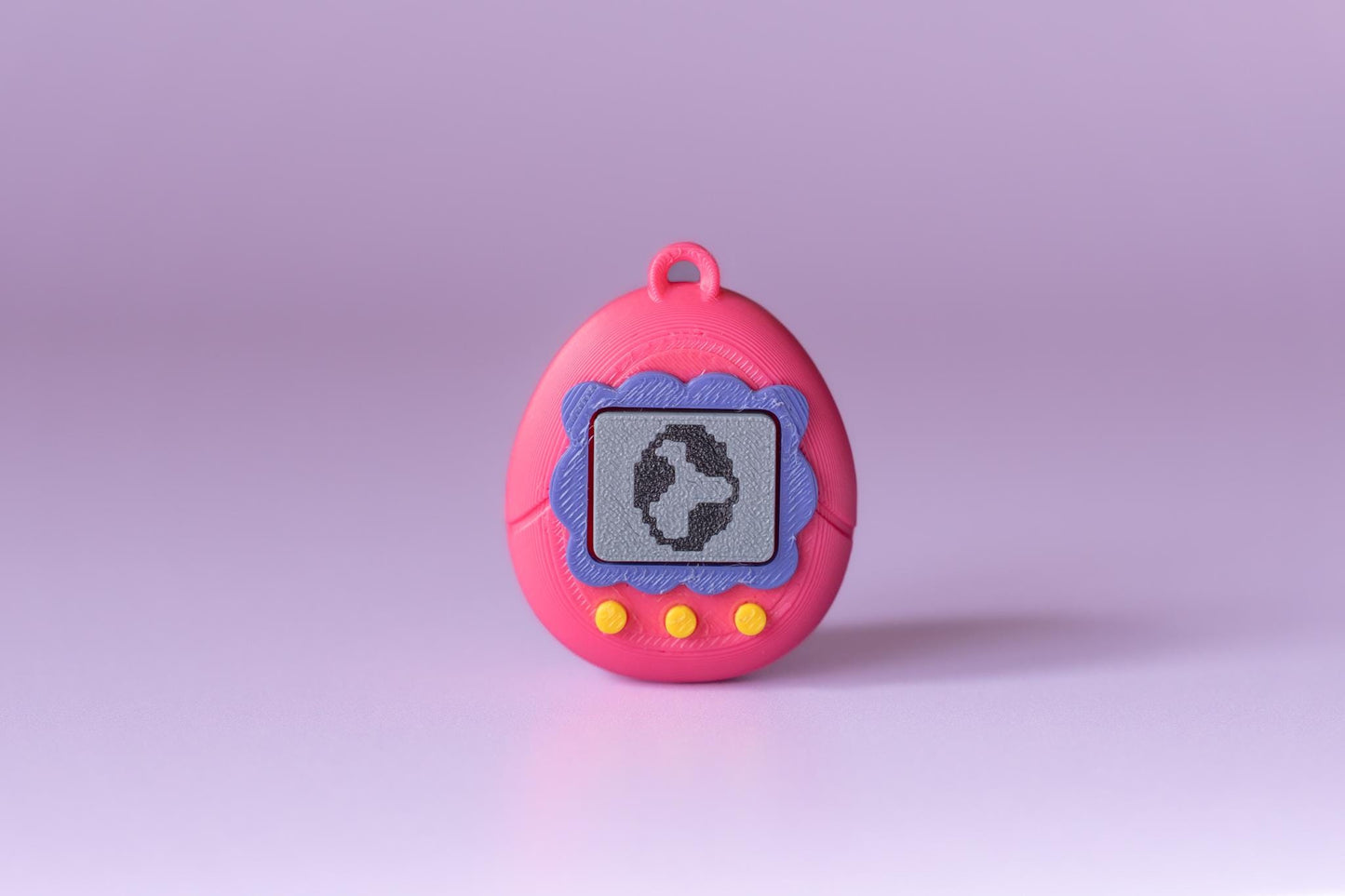 90's Virtual Pet "V-Pet" Fidget Clicker with Wrist Strap or Keychain (Colour Pop Series)