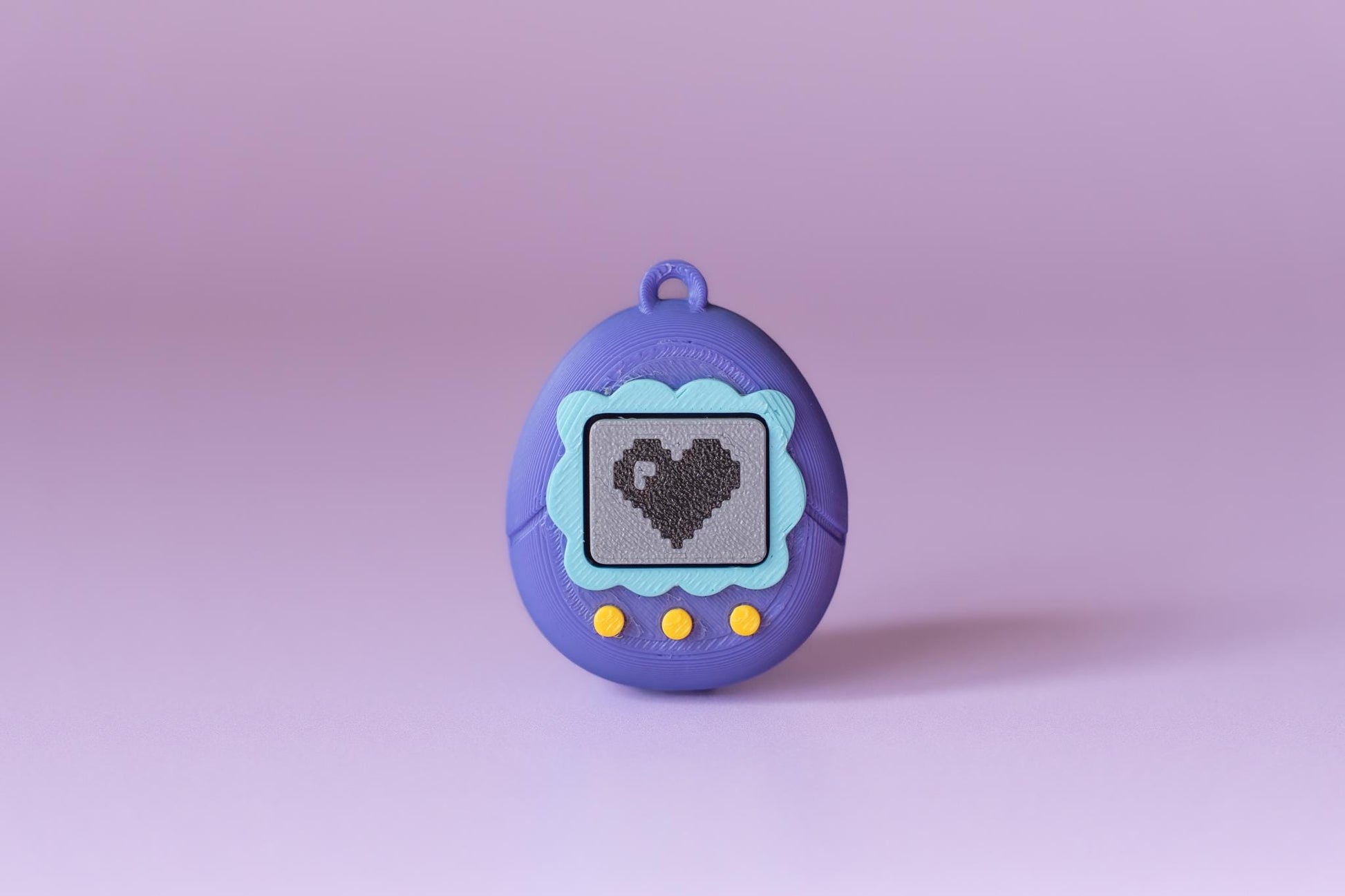 90's Virtual Pet "V-Pet" Fidget Clicker with Wrist Strap or Keychain (Colour Pop Series)