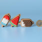 Ice Popsicles Fidget Clickers with Wrist Strap or Keychain