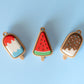 Ice Popsicles Fidget Clickers with Wrist Strap or Keychain