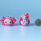 Axolotl Fidget Clickers with Wrist Strap or Keychain - 2 Designs to Choose From!