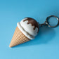 Ice Cream Cone Fidget Clicker with Wrist Strap or Keychain