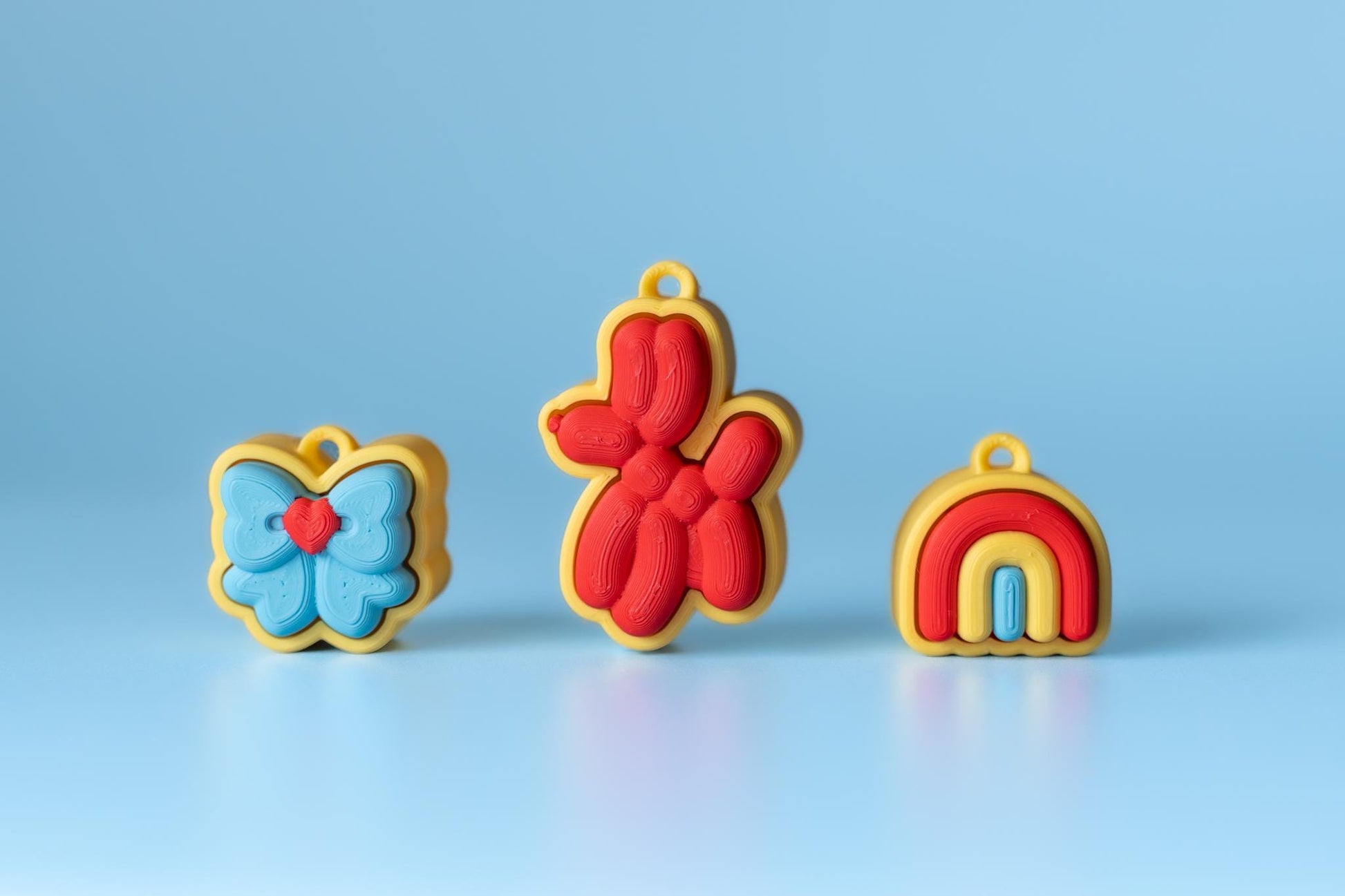 Whimsical Party Inspired Fidget Clickers with Wrist Strap or Keychain