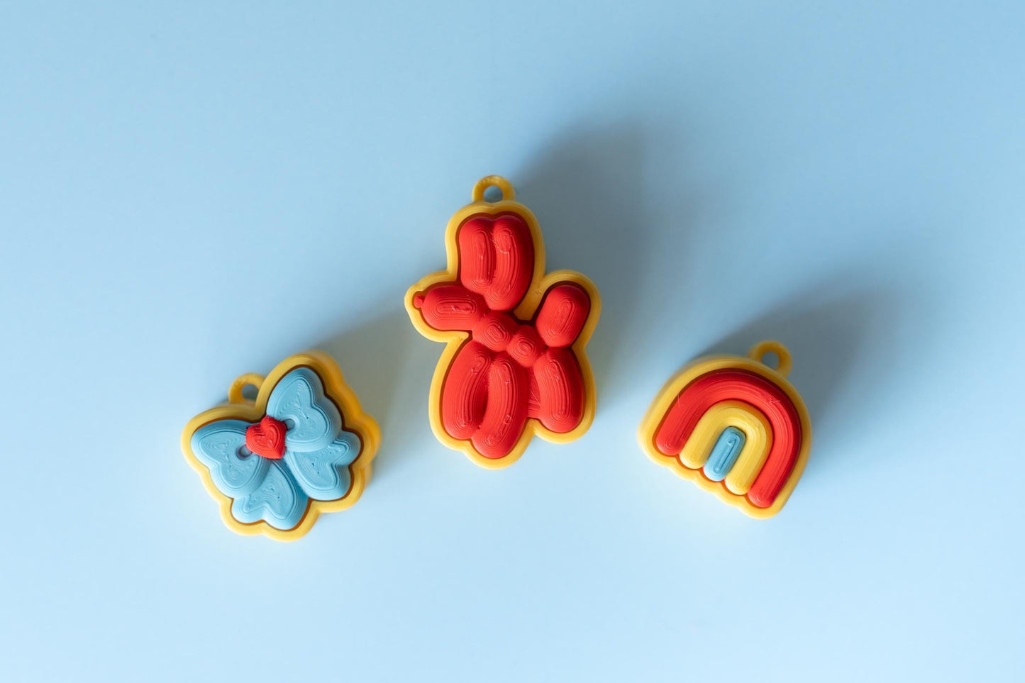 Whimsical Party Inspired Fidget Clickers with Wrist Strap or Keychain