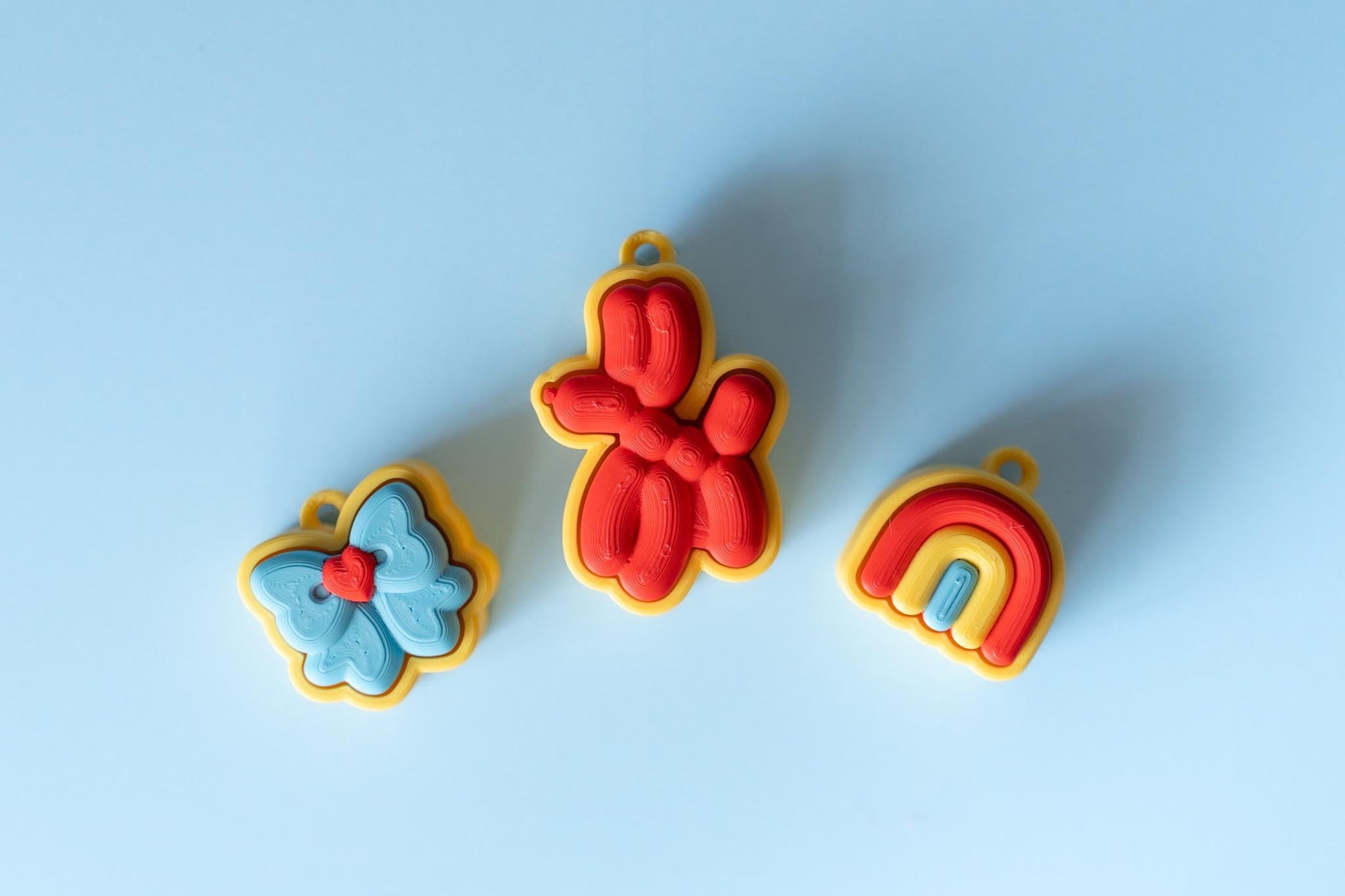 Whimsical Party Inspired Fidget Clickers with Wrist Strap or Keychain