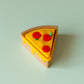 Pizza Slice Fidget Clicker with Wrist Strap or Keychain - Happy Tappy Shop