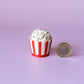 Popcorn Bucket Spinning Top Fidget Clicker with Wrist Strap or Keychain - Happy Tappy Shop