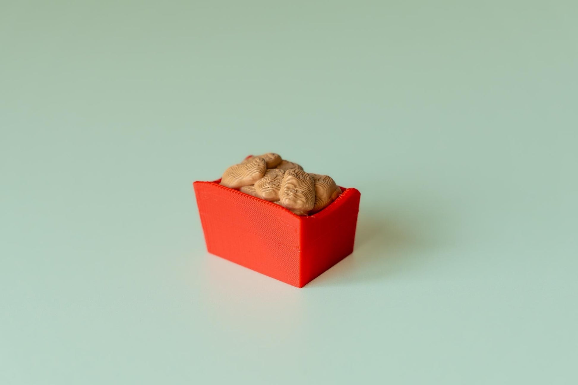 Chicken Nugget Sharebox Fidget Clicker with Wrist Strap or Keychain - Happy Tappy Shop