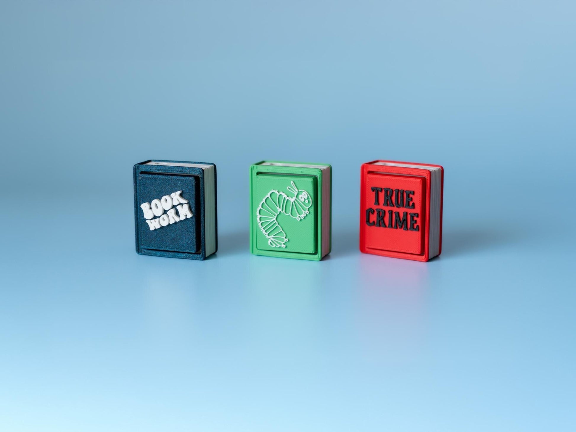 Chunky Book Clickers with Wrist Strap or Keychain - 3 Designs to Choose From!