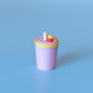 Strawberry Lemonade Fidget Clicker with Wrist Strap or Keychain