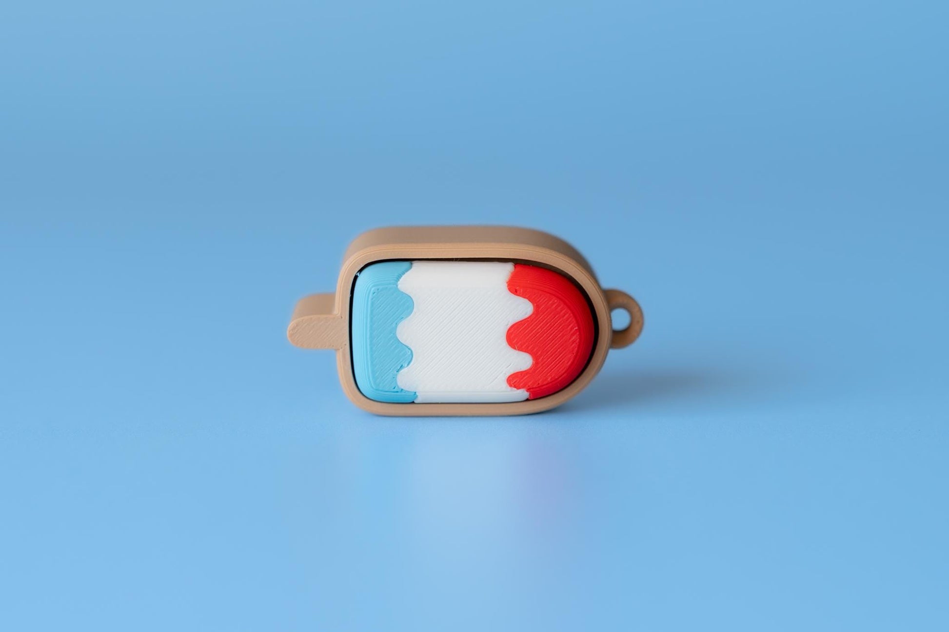 Ice Popsicles Fidget Clicker with Wrist Strap or Keychain