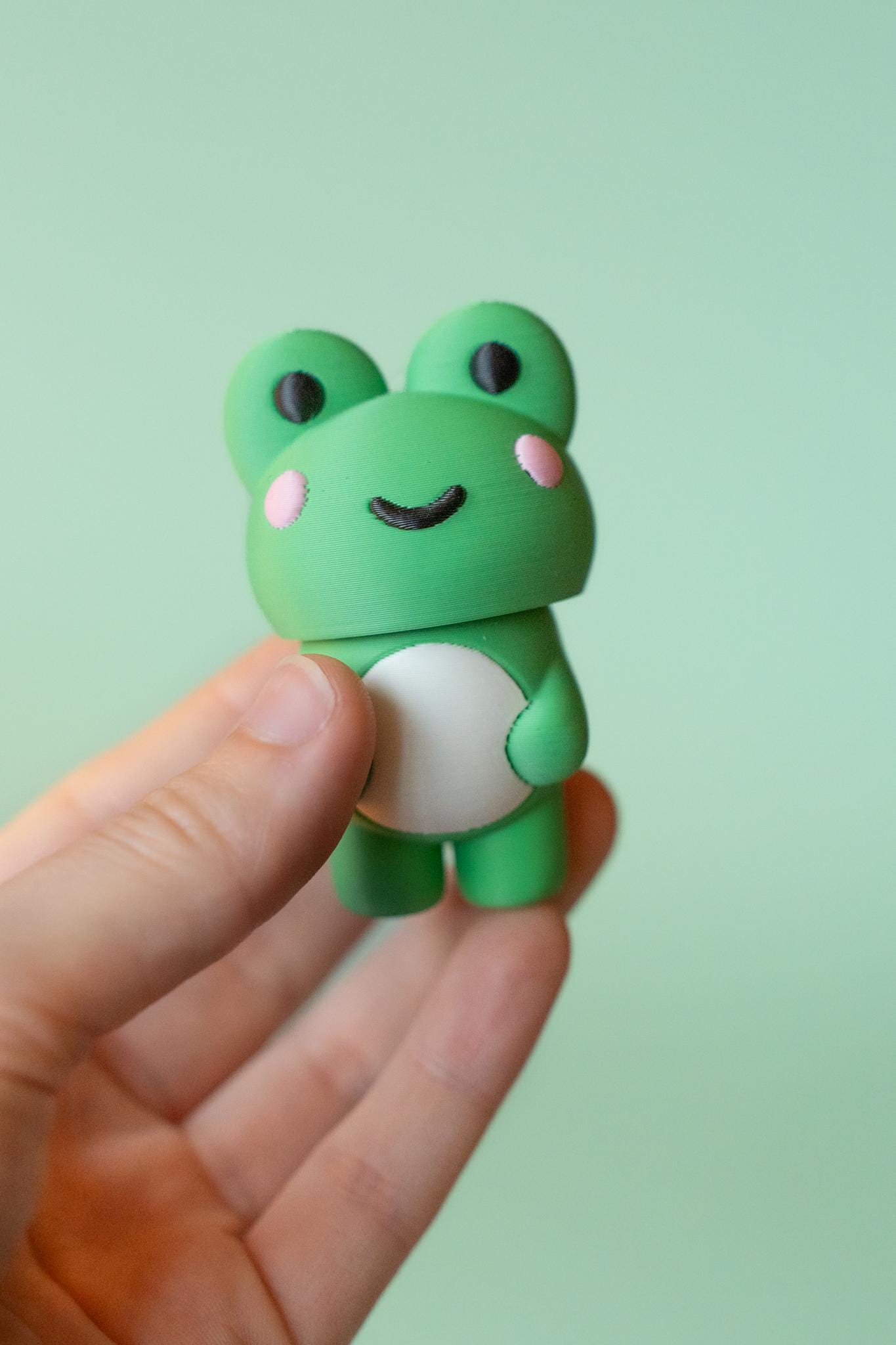 Happy Froggy Fidget Clicker with Wrist Strap