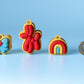 Whimsical Party Inspired Fidget Clickers with Wrist Strap or Keychain