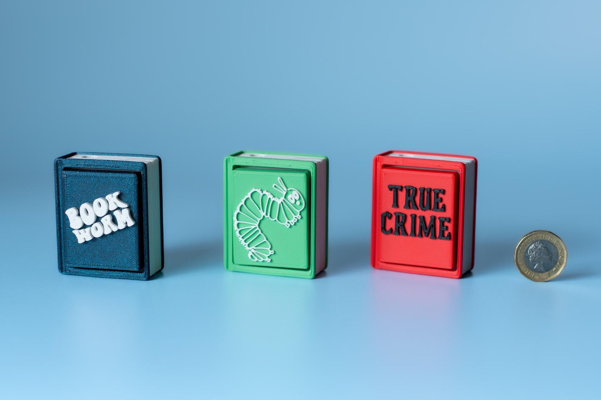 Chunky Book Clickers with Wrist Strap or Keychain - 3 Designs to Choose From!