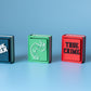 Chunky Book Clickers with Wrist Strap or Keychain - 3 Designs to Choose From!