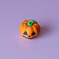 Pumpkin Jack o' Lantern Spooky Halloween Fidget Clicker with Wrist Strap or Keychain
