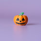Pumpkin Jack o' Lantern Spooky Halloween Fidget Clicker with Wrist Strap or Keychain