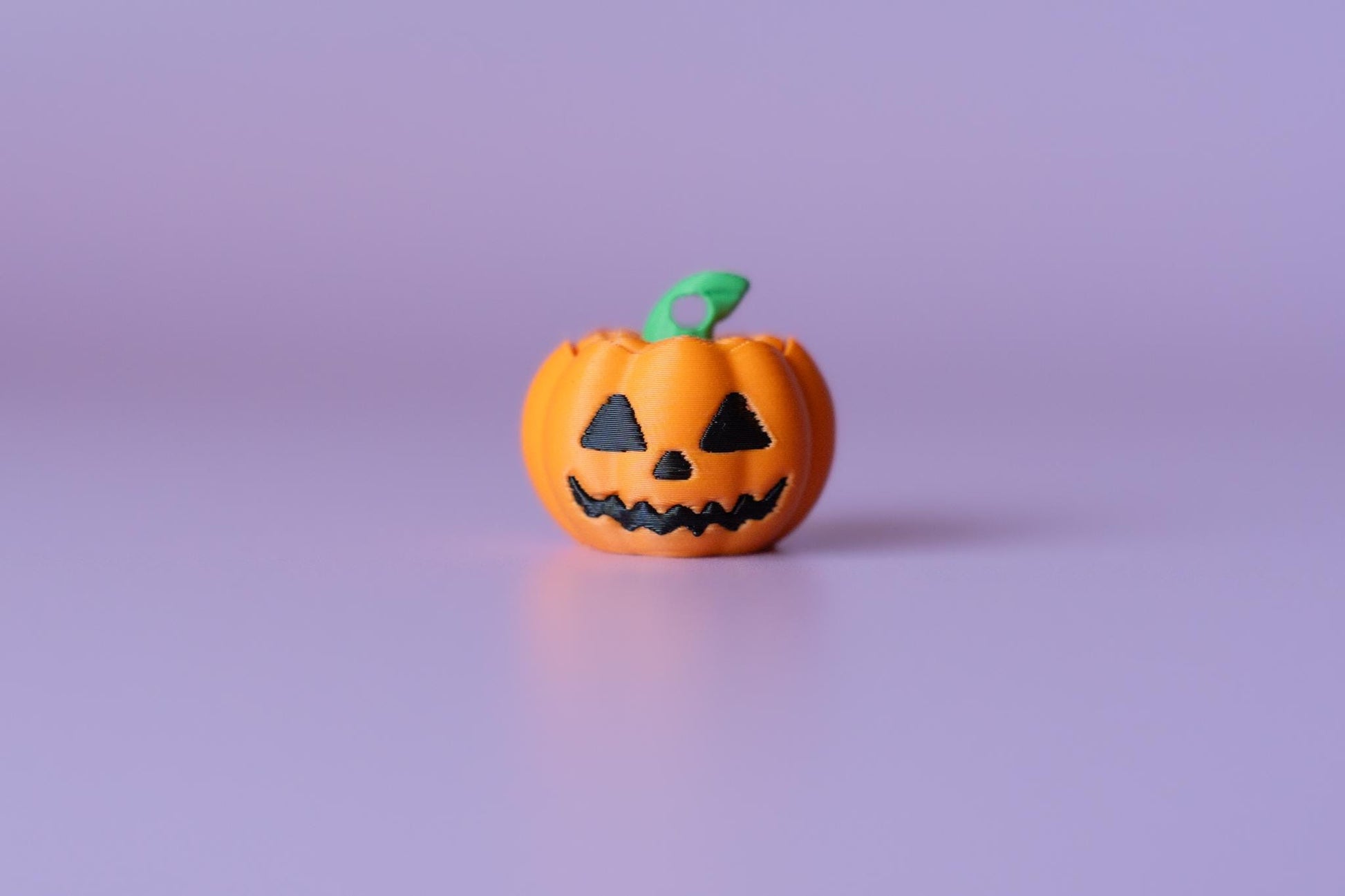 Pumpkin Jack o' Lantern Spooky Halloween Fidget Clicker with Wrist Strap or Keychain