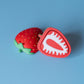 Strawberry Slice Fidget Clicker with Wrist Strap or Keychain