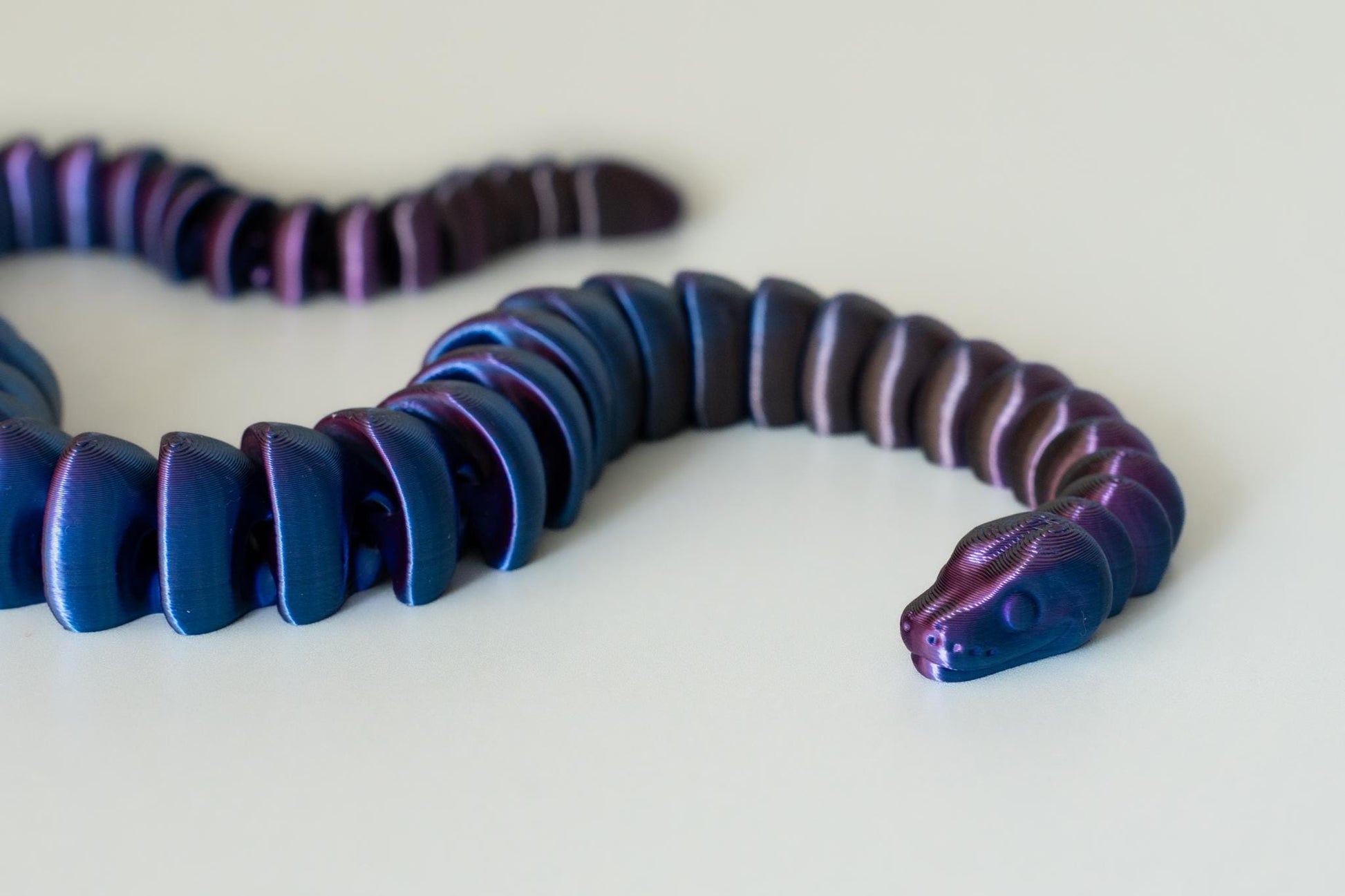 Articulated Tactile Snake Fidget Flexi