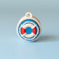 Nautical Themed Fidget Clickers with Wrist Strap or Keychain