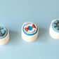 Nautical Themed Fidget Clickers with Wrist Strap or Keychain