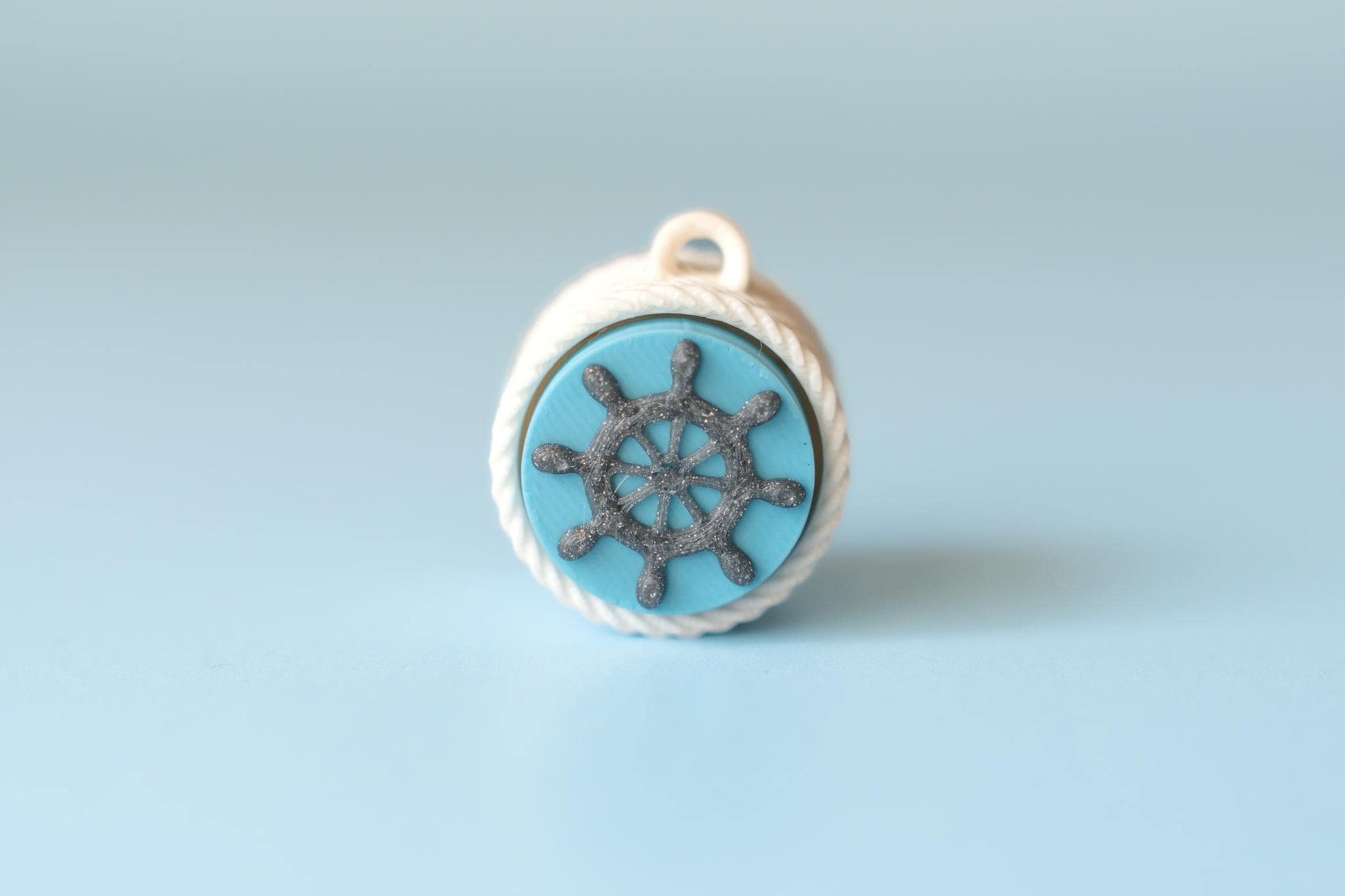 Nautical Themed Fidget Clickers with Wrist Strap or Keychain