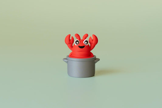 Lobster in Pot Fidget Clicker with Wrist Strap or Keychain