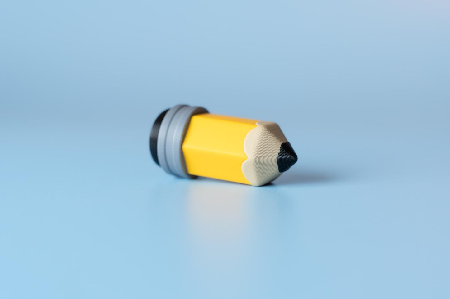 Pencil Back to School Fidget Clicker with Wrist Strap or Keychain