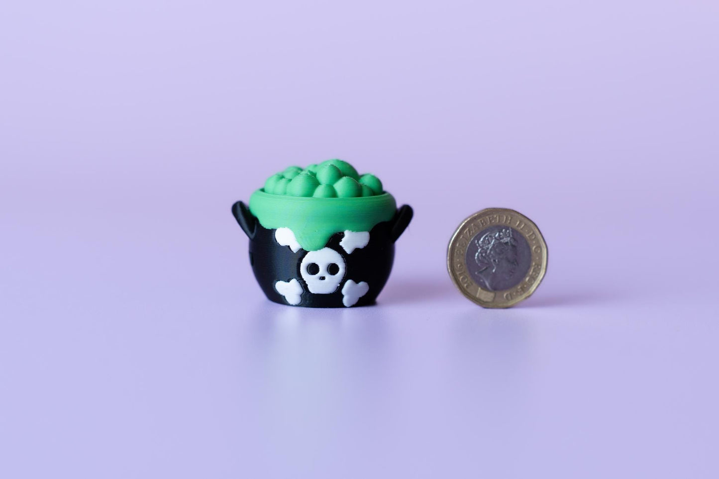 Witches Bubbling Cauldron Spooky Halloween Fidget Clicker